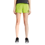 Nike Bonded Woven Shorts Women's Clothing X63i7531 (Chartreuse / Black)